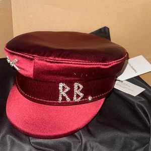 Brand new crystal embellished Ruslan Baginskiy Baker Boy hat from Farfetch !